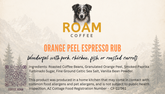 Orange Peel Espresso Rub