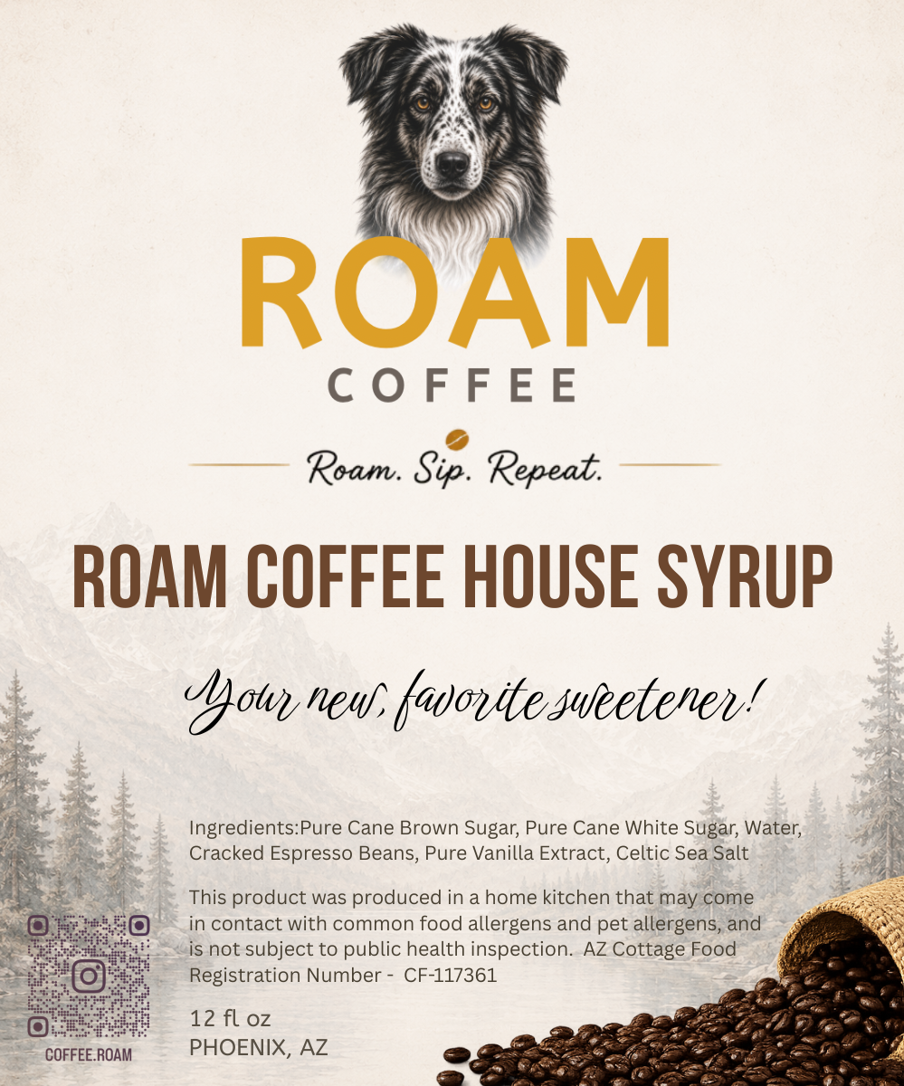Roam Coffee House Syrup