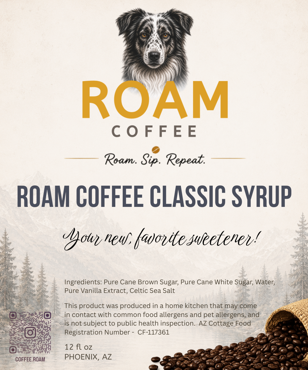 Roam Coffee Classic Syrup